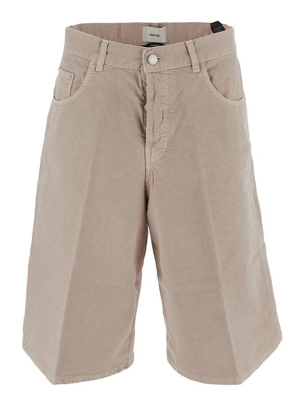 HAIKURE: Hosen Shorts - Shorts - Beige