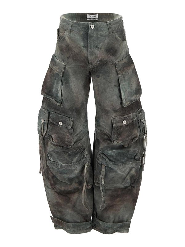 The Attico: Casual Hosen - Casual Hose - Dunkelgrün