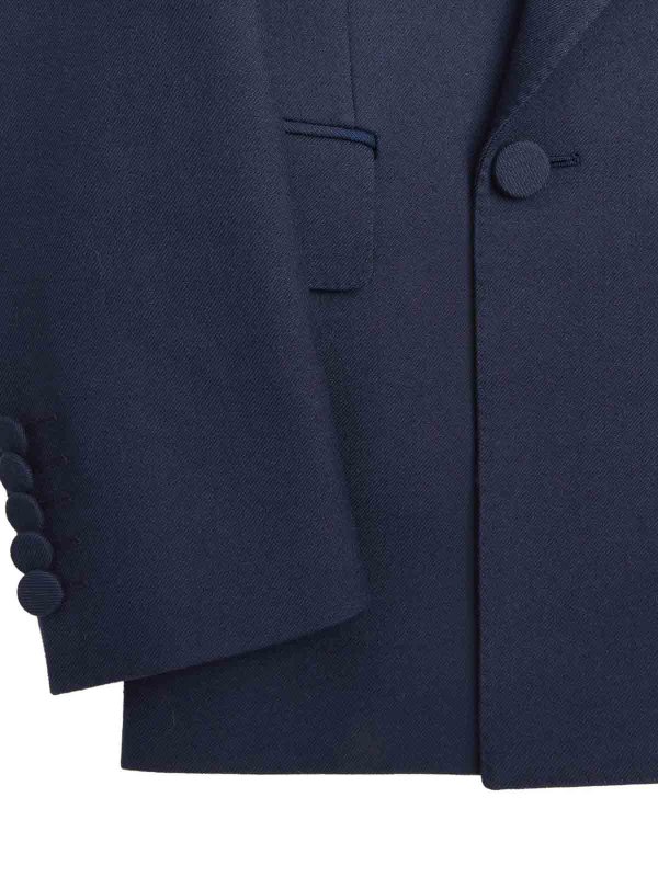 The Best Shops VALENTINO: giacche casual - Blazer blu doppio, petto