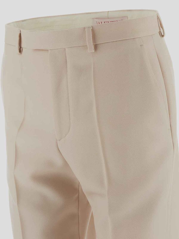 The Best Shops VALENTINO: カジュアルトラウザー - カジュアルパンツ - クリーム