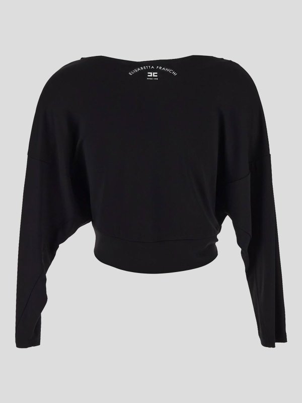 ELISABETTA FRANCHI: Tops & Débardeurs online - Top - Noir