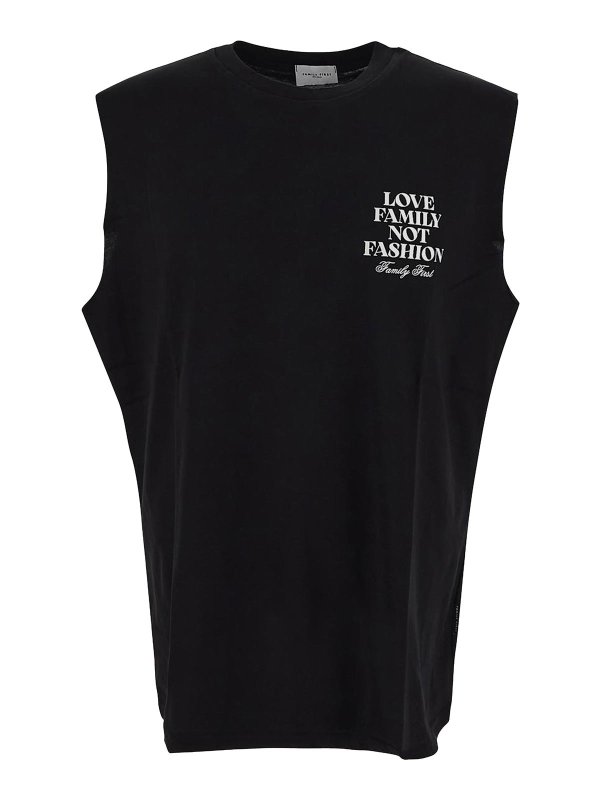 FAMILY FIRST: Camisetas - Camiseta - Negro