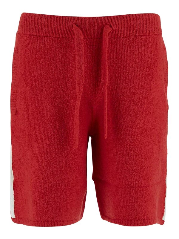 LANEUS: トラウザーショーツ - ショートパンツ - 赤
