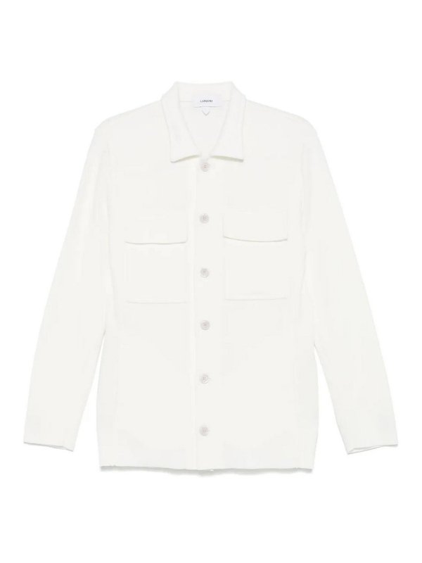 LARDINI: casual jackets - Cotton shirt jacket