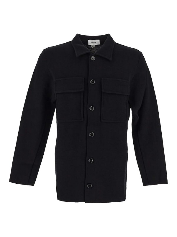 LARDINI: カジュアルジャケット - カジュアルジャケット - 黒