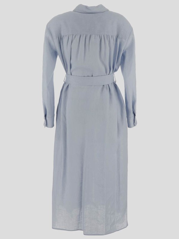 LARDINI: Knielange Kleider online - Knielanges Kleid - Hellblau