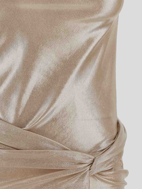 The Best Shops MVP WARDROBE: ニーレングスドレス - 膝丈ドレス - メタル