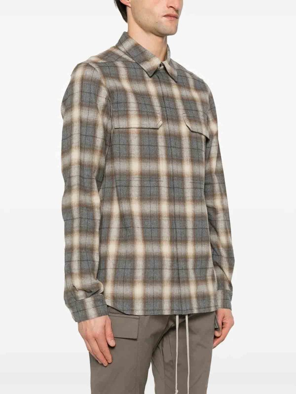 RICK OWENS: shirts online - Shirt check in cotton