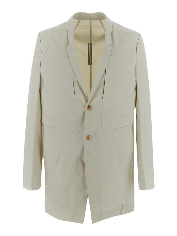 RICK OWENS: カジュアルジャケット - カジュアルジャケット - ベージュ