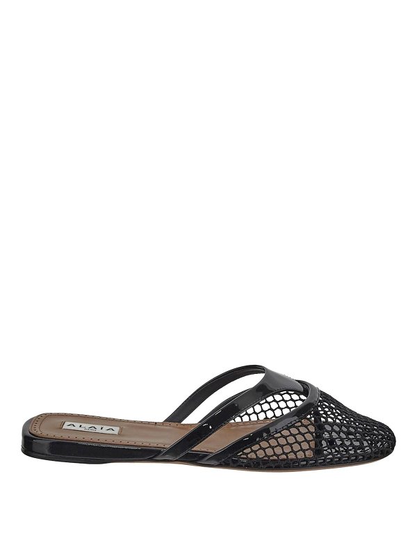 Alaïa: mules shoes - Leather sandals