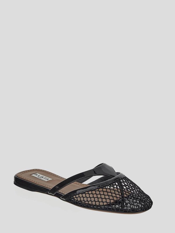 Alaïa: mules shoes online - Leather sandals