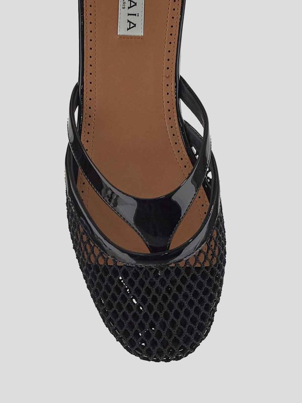 Leather sandals shop online: Alaïa