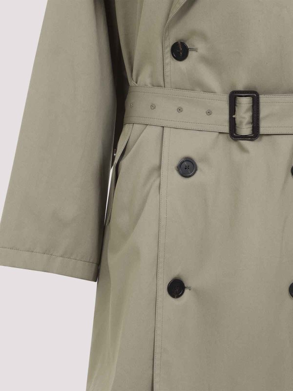 The Best Shops BALENCIAGA: trench coats - Draped Neck Trench