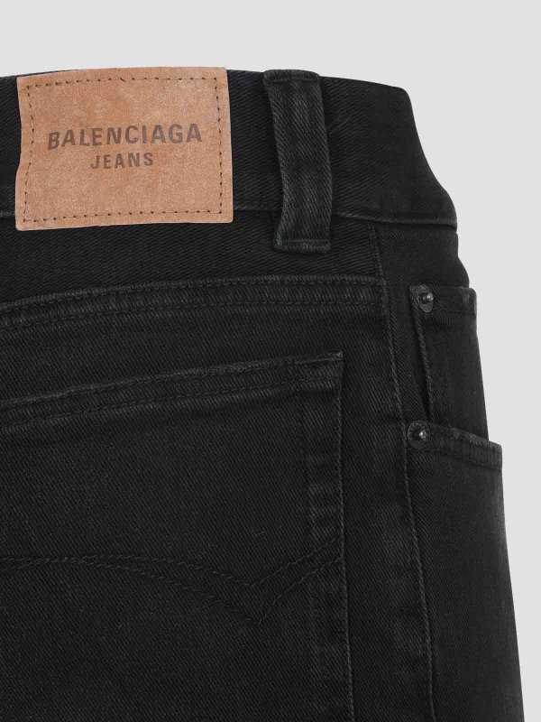 The Best Shops BALENCIAGA: ブーツカットジーンズ - ブーツカットジーンズ - 黒