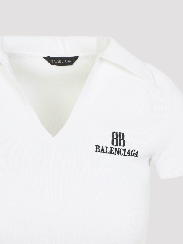The Best Shops BALENCIAGA: Polos - Polo - Blanco
