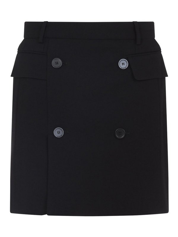 BALENCIAGA: ミニスカート - ミニスカート - 黒