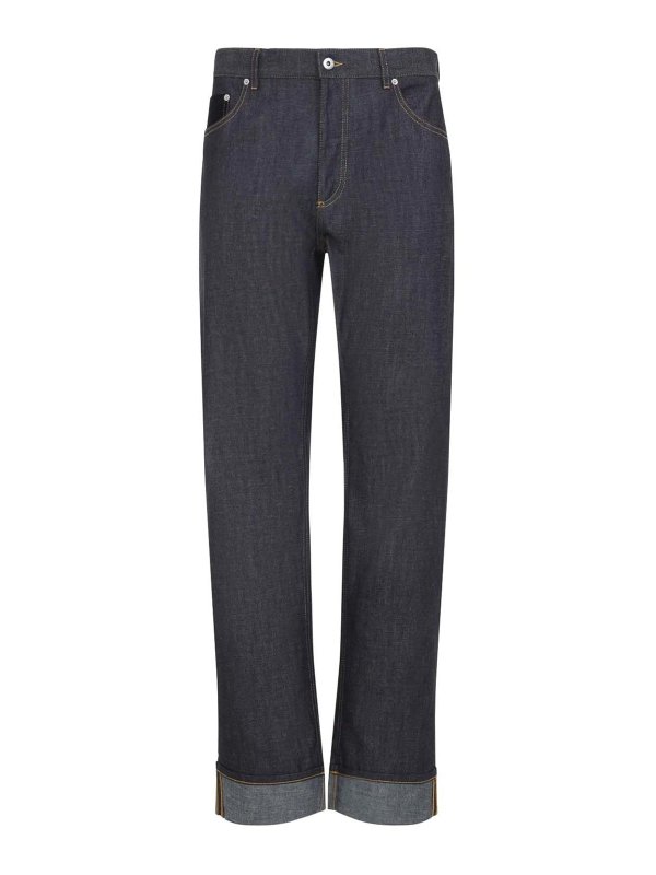 BOTTEGA VENETA: straight leg jeans - Denim Trousers