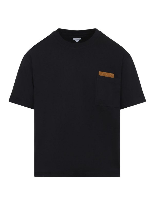 BOTTEGA VENETA: Tシャツ - Tシャツ - 黒
