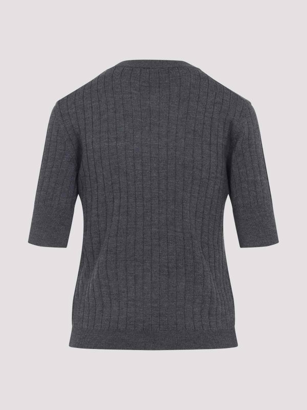 BOTTEGA VENETA: Tops & Tank tops online - Wool Ribbed Top