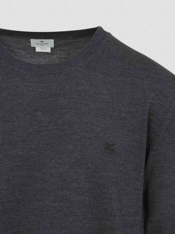 The Best Shops ETRO: クルーネック - クルーネック - グレー