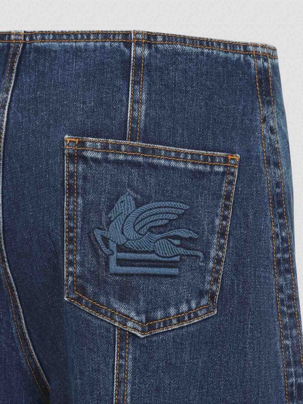 ブーツカットジーンズ - ブルー shop online: ETRO