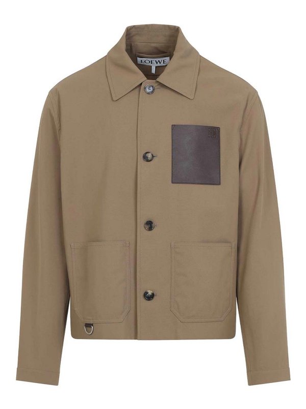 LOEWE: カジュアルジャケット - カジュアルジャケット - ベージュ