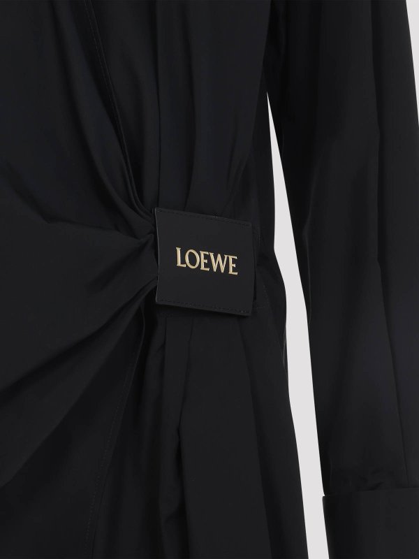 The Best Shops LOEWE: ニーレングスドレス - 膝丈ドレス - 黒