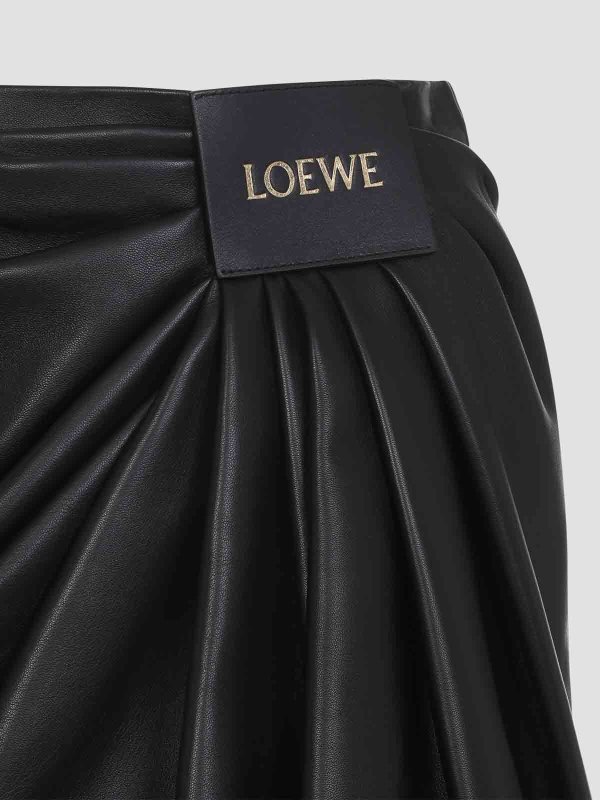 The Best Shops LOEWE: Knee length skirts & Midi - Draped Midi Skirt