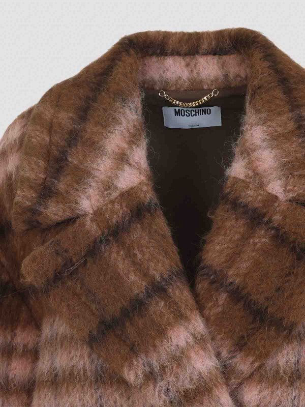 The Best Shops MOSCHINO: short coats - Check Coat