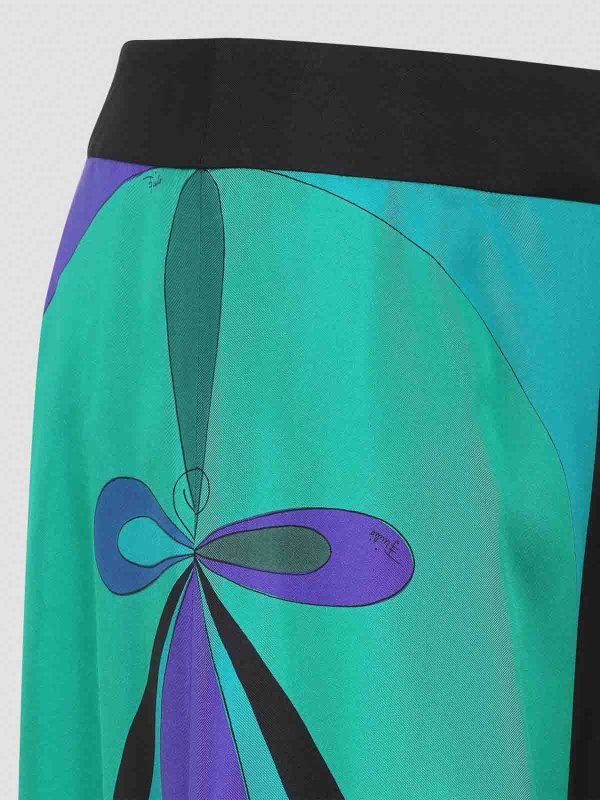 The Best Shops EMILIO PUCCI: casual trousers - Silk Pants