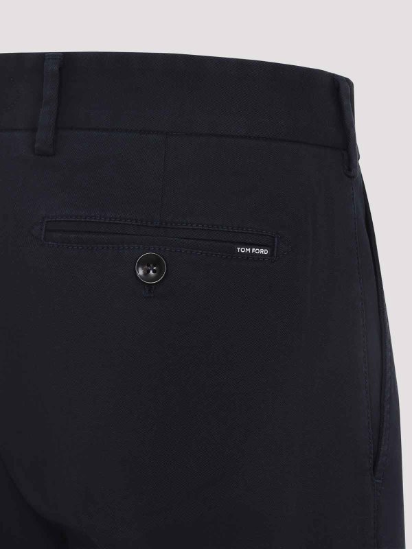 The Best Shops TOM FORD: pantaloni casual - Pantaloni da twill di cotone