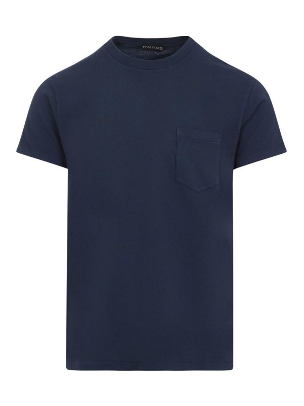 TOM FORD: T-shirts - T-Shirt - Bleu