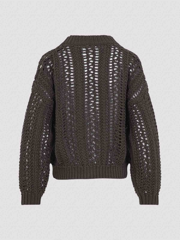 BRUNELLO CUCINELLI: カーディガン online - カーディガン - ブラウン