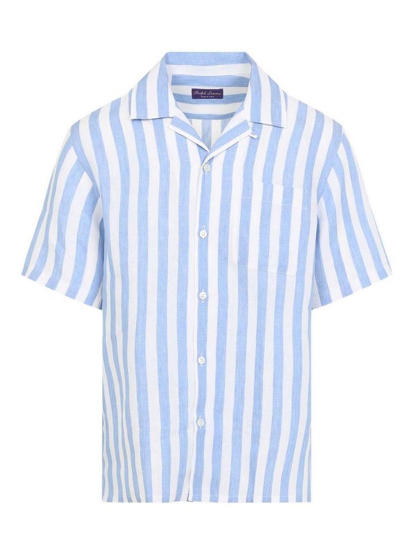 RALPH LAUREN: シャツ - シャツ - ライトブルー