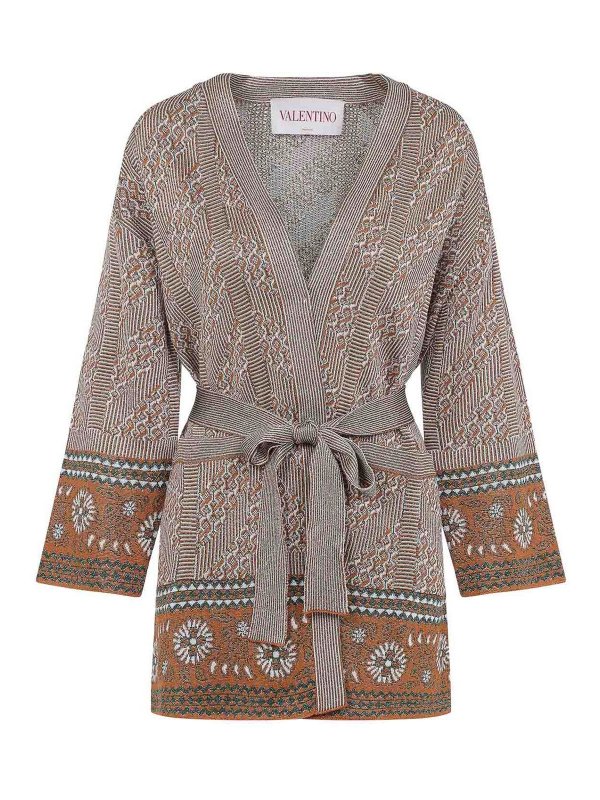 VALENTINO: Cardigans - Cardigan - Or