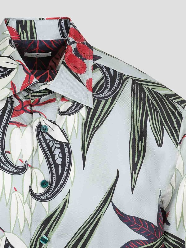 The Best Shops ETRO: Chemises - Chemise - Bleu Clair