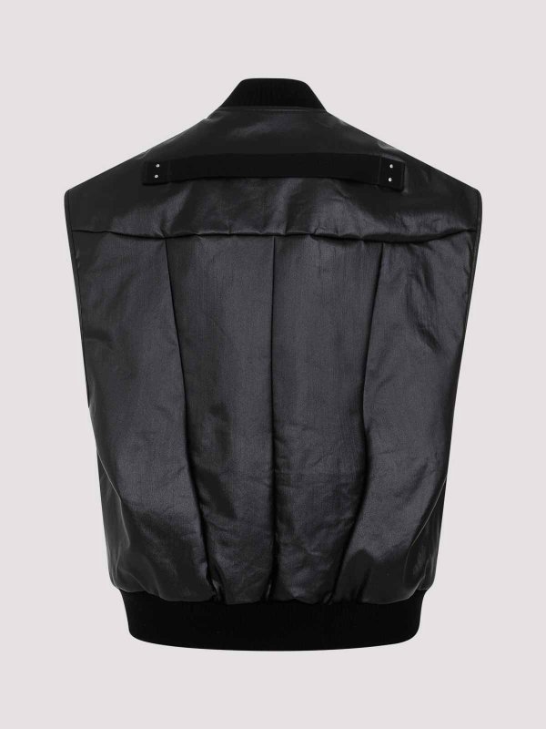 RICK OWENS: vests online - Jumbo Flight Denim Vest