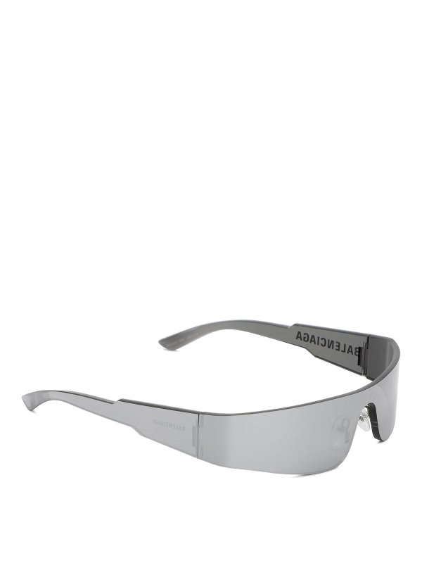 BALENCIAGA: サングラス - サングラス - 銀