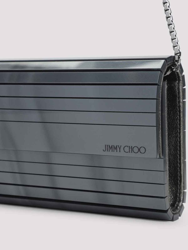 The Best Shops JIMMY CHOO: Bolso clutch - Bolso Clutch - Gris