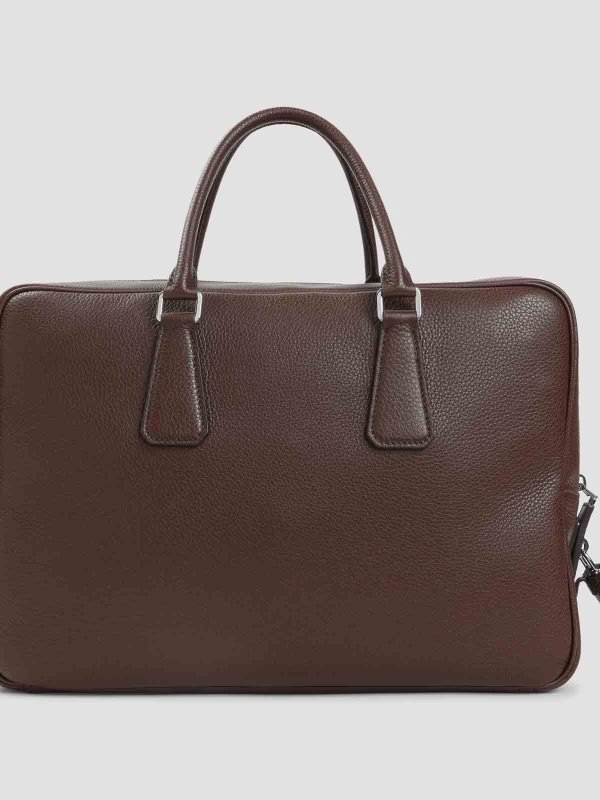 The Best Shops PRADA: cross body bags - Grained Leather Tote Bag