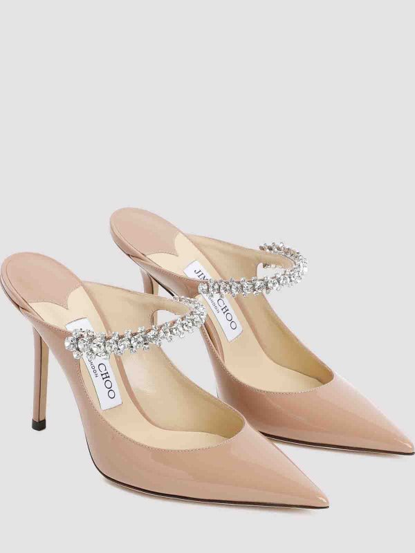 JIMMY CHOO: Sandalias online - Sandalias - Color Carne Y Neutral