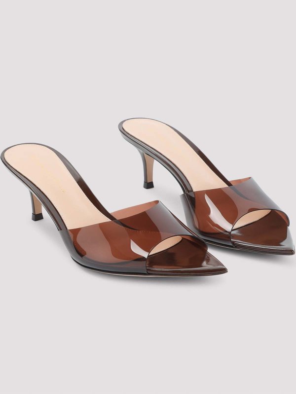 Gianvito Rossi: Mules online - Mules - Braun