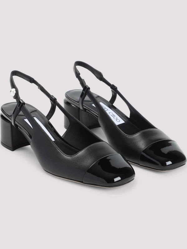 JIMMY CHOO: court shoes online - Elisa Sb 45 Patent Nappa Pumps