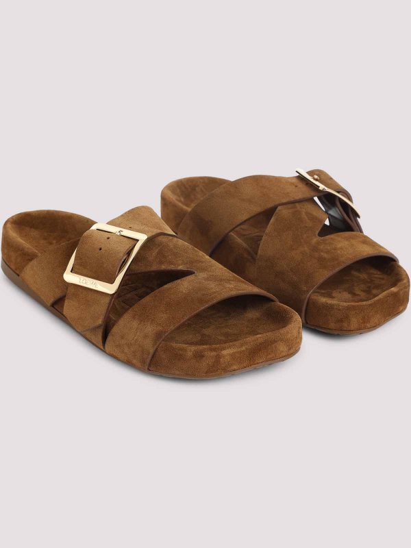 LOEWE: Sandales online - Sandales - Marron