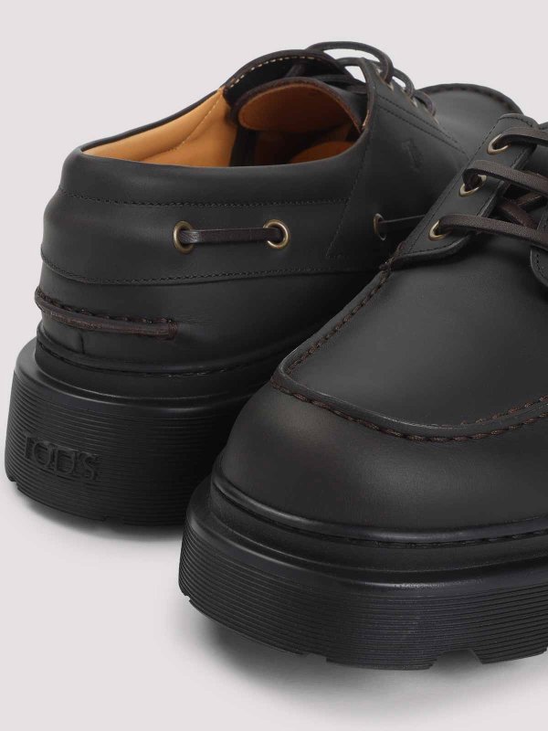 Tod`S Leather Lace-Up shop online: TOD