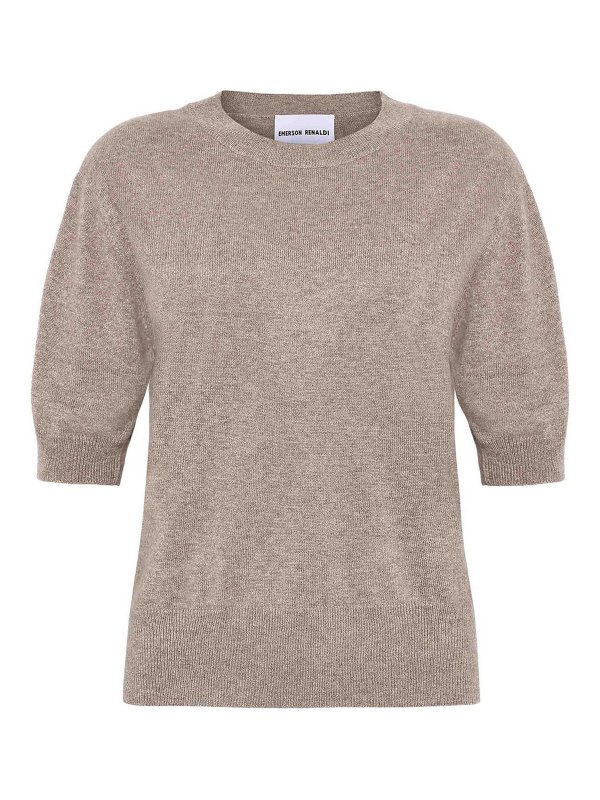 EMERSON RENALDI: クルーネック - クルーネック - グレイッシュブラウン