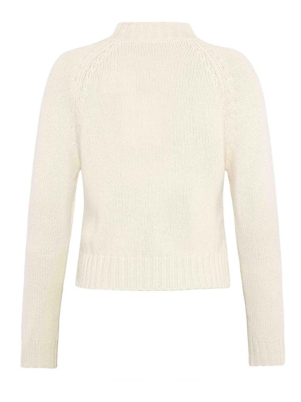 EMERSON RENALDI: Strickpullover mit Rundhalsausschnitt online - Rundhalspullover - Weiß