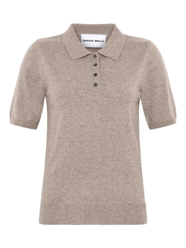 EMERSON RENALDI: Polos - Polo - Marrón Topo