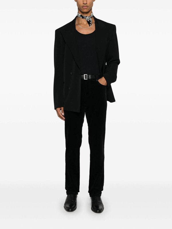 SAINT LAURENT: casual trousers online - Relaxed Slim Pants