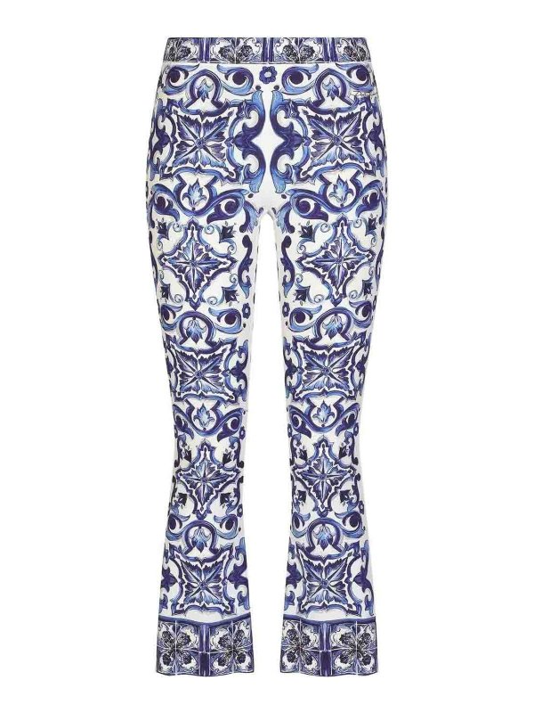 DOLCE & GABBANA: カジュアルトラウザー - カジュアルパンツ - ブルー